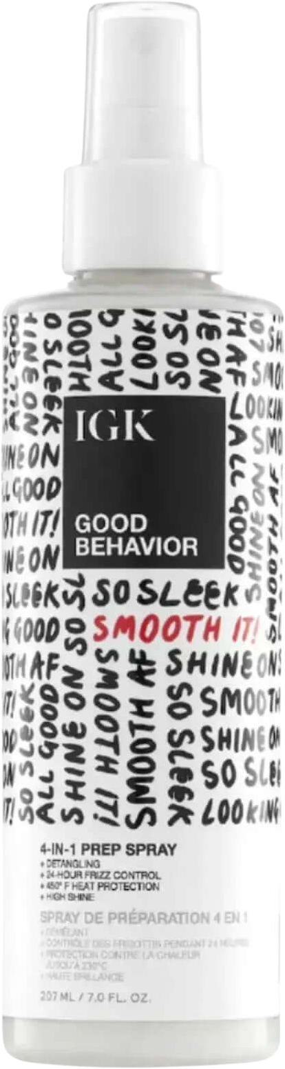 IGK Good Behavior 4 in 1 Prep Spray Frizz Gel Jonathan Cole Beauty